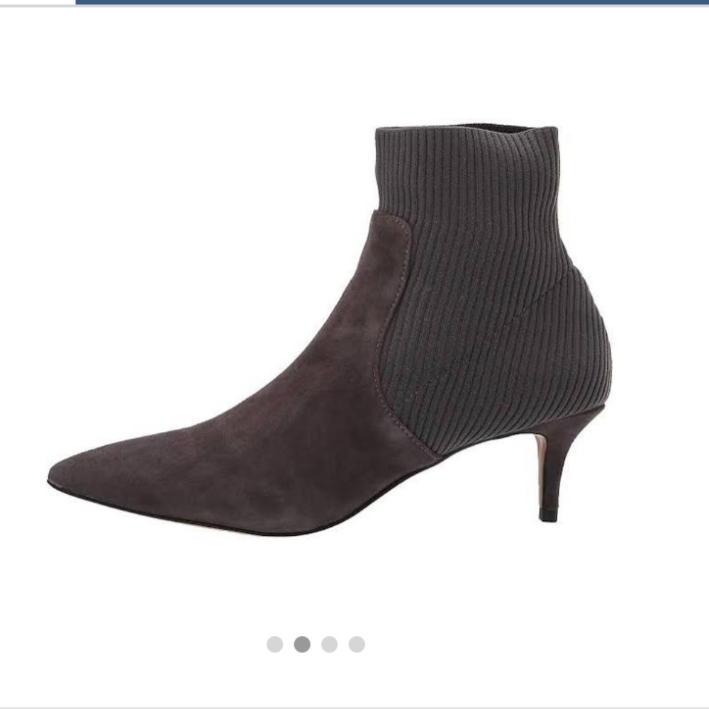 Steve Madden kagan Grey Suede Ankle Bootie Sz 6.5